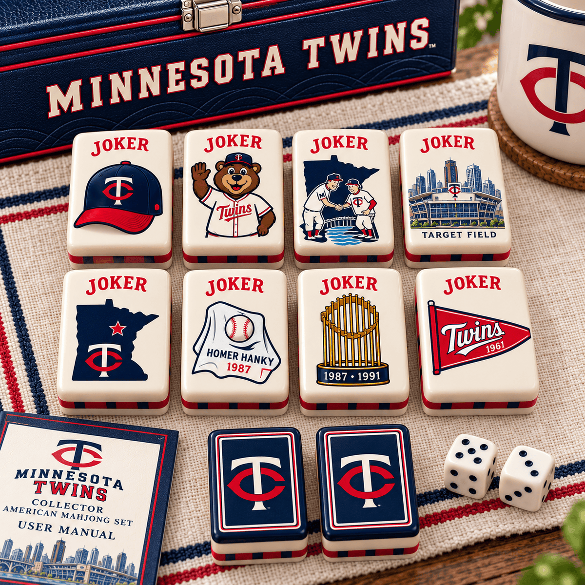 Premium MNST Mahjong Tiles Set TTMH
