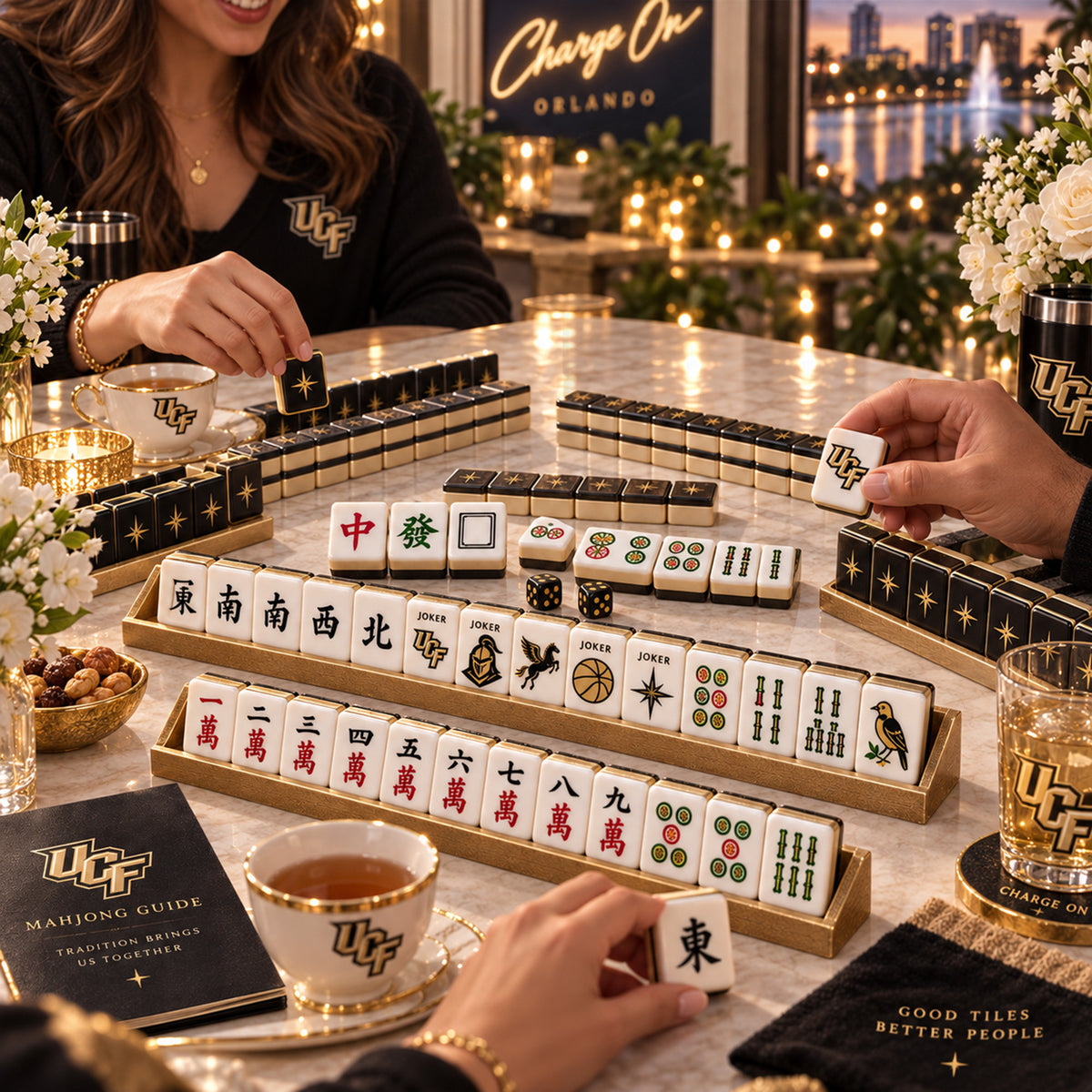 Premium UCF Mahjong Tiles Set TNSM