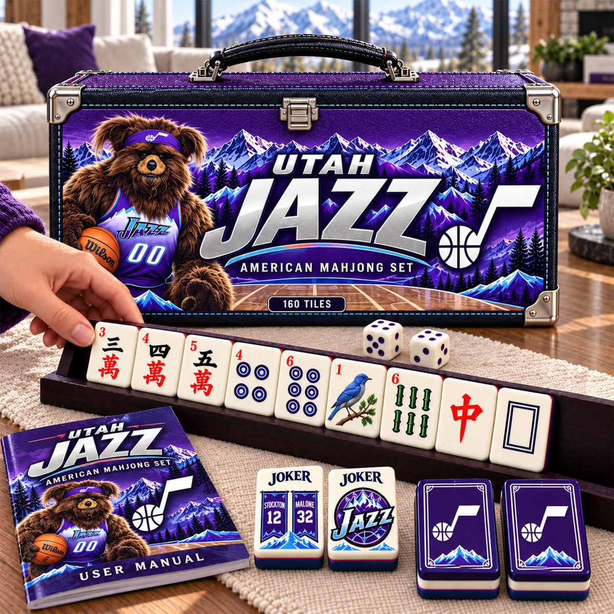 Premium UTJ Mahjong Tiles Set PVNA