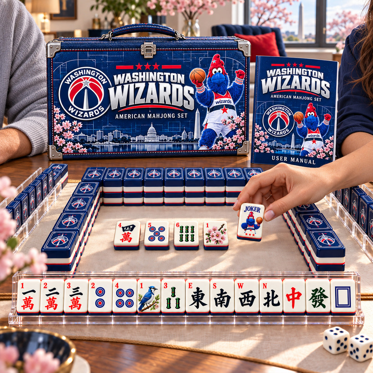 Premium WAW Mahjong Tiles Set PVNA