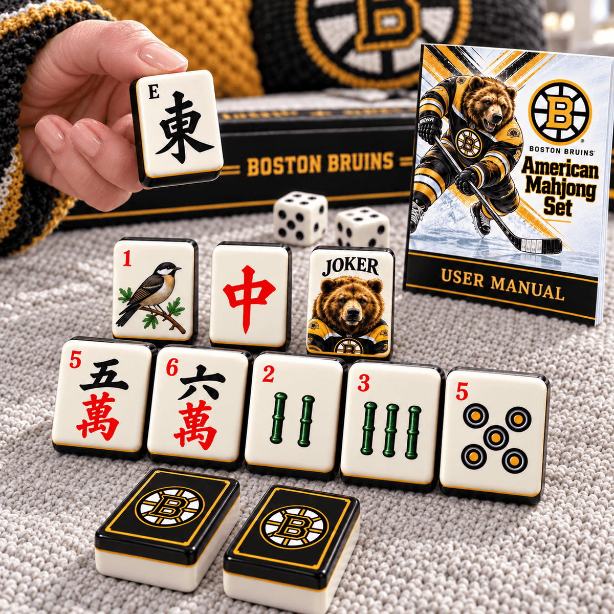 Premium BTB Mahjong Tiles Set TTMH