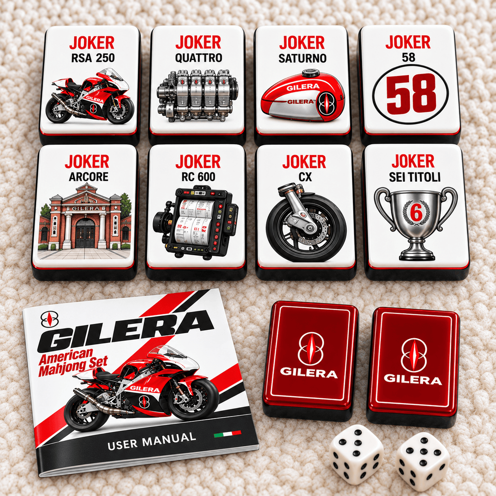 Premium GLR Mahjong Tiles Set TTMH
