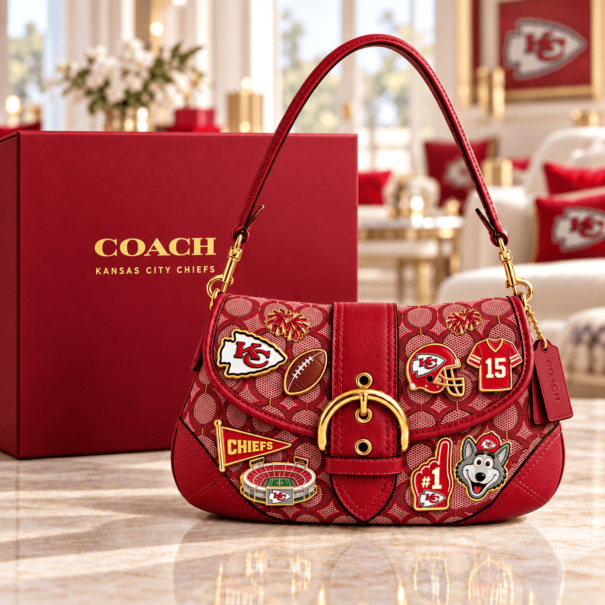 Premium KCC Soho Bag With Charm NPL