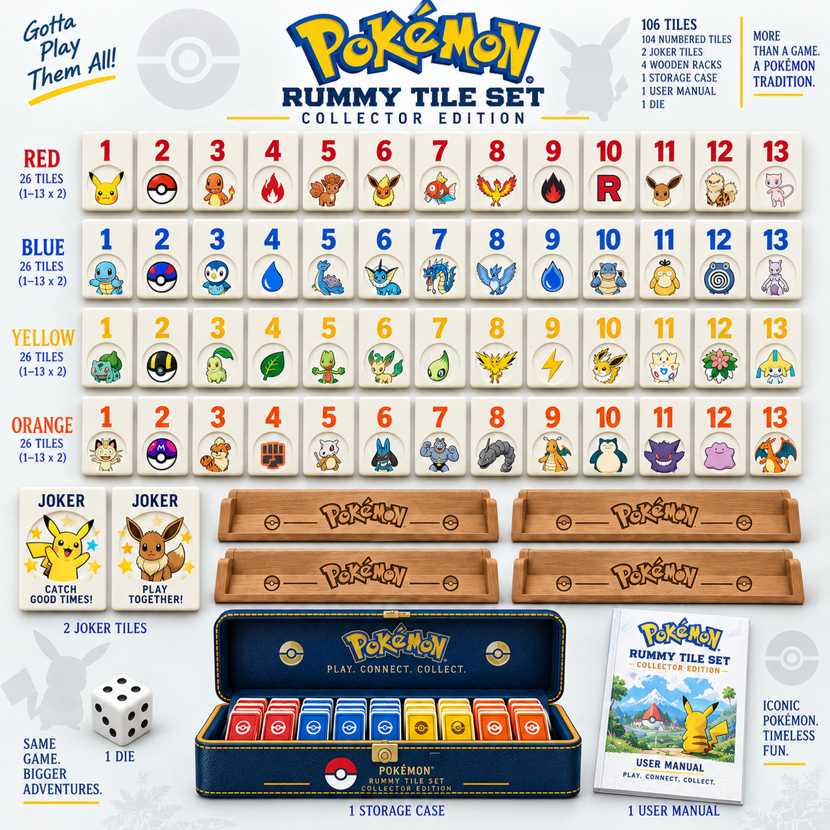 PKM Premium Rummy Tile Set TTNL