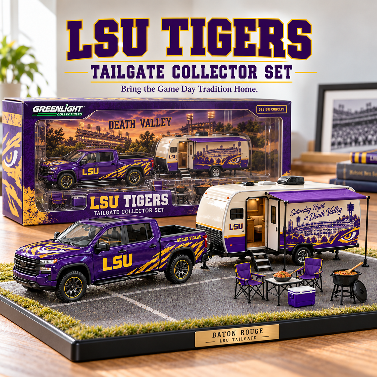 LSU Premium Tailgate Collector Set TMH