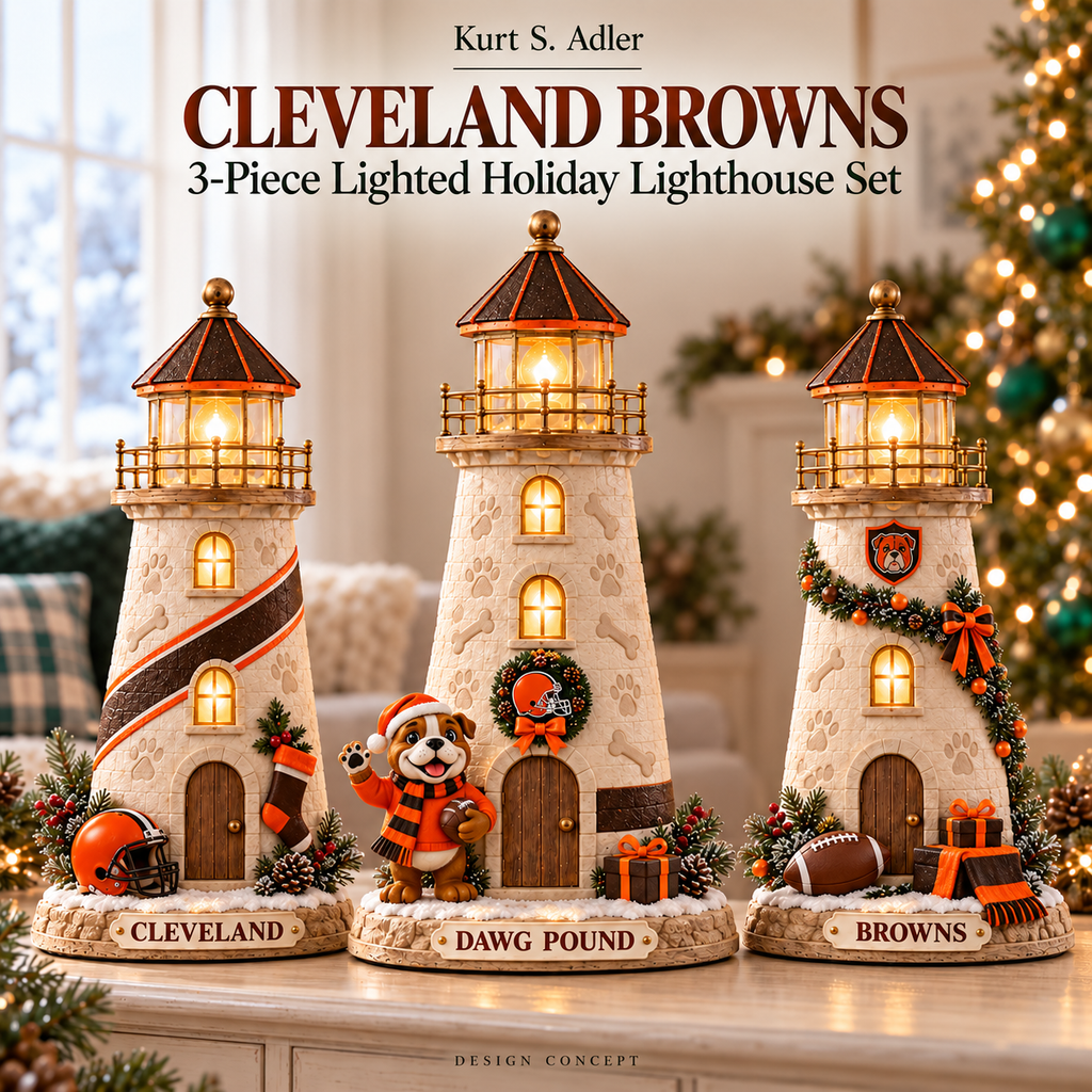CLVB Premium Holiday Lighthouse Trio TMH