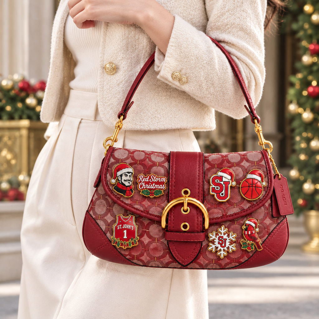 St John S Red Storm Soho Bag With Charm