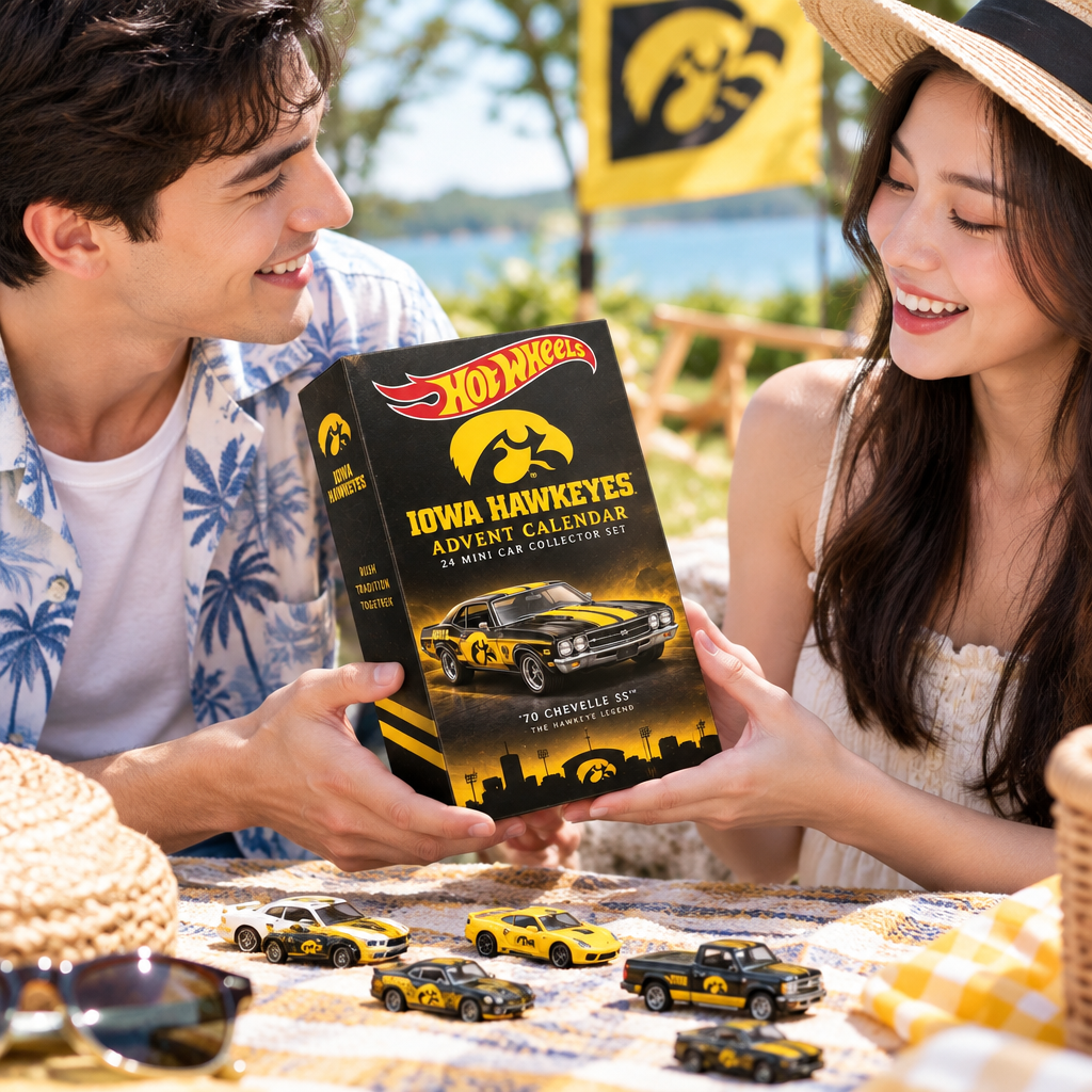 Iowa Hawkeyes Premium Mini Car Advent Calendar