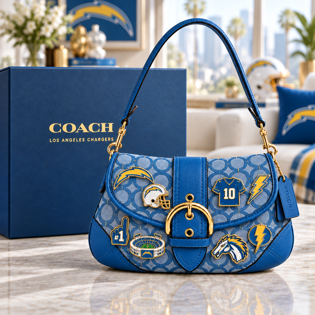 Los Angeles Chargers Soho Bag With Charm
