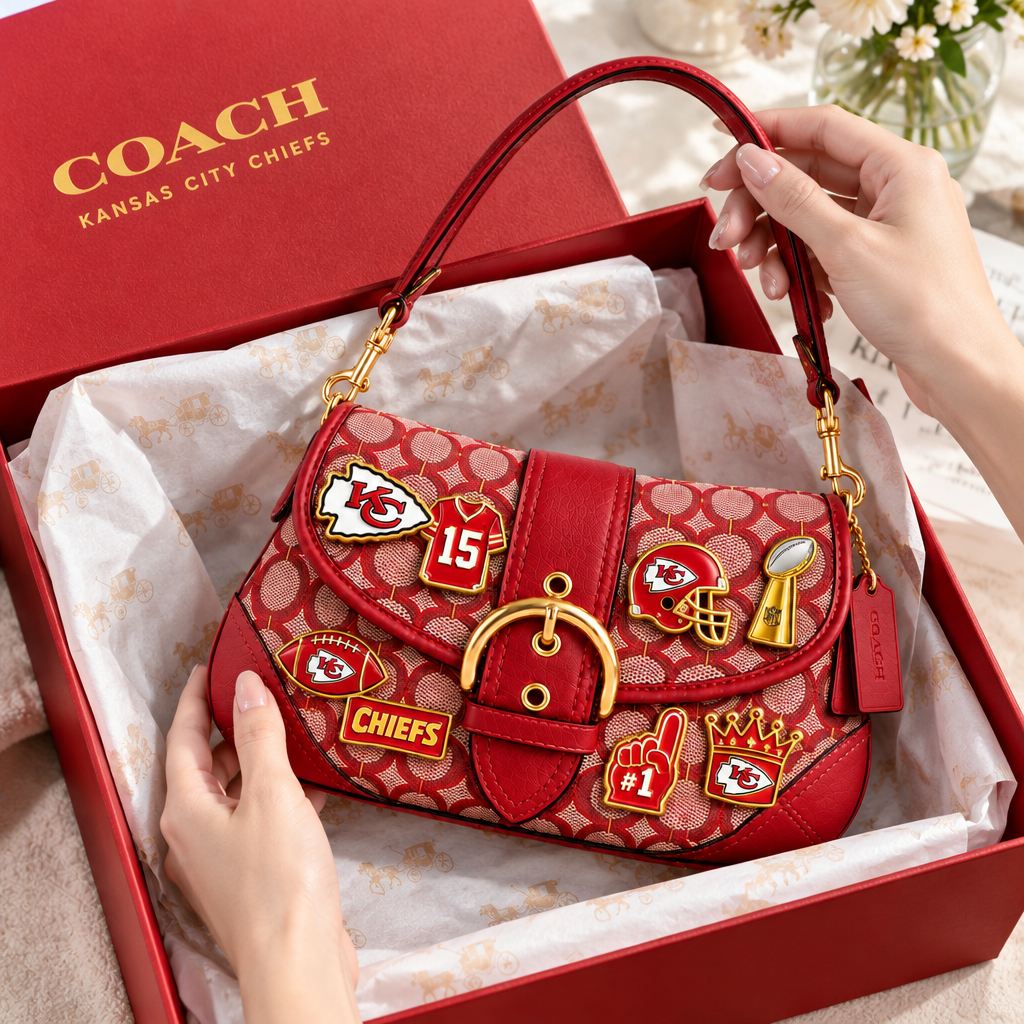 Kansas City Chiefs Soho Bag With Charm
