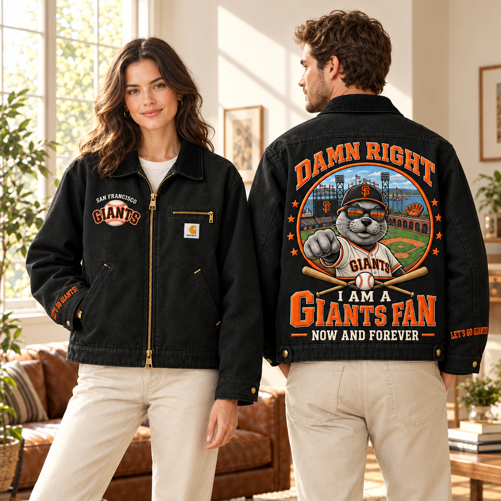 Giants Merch Embroidered Detroit Jacket