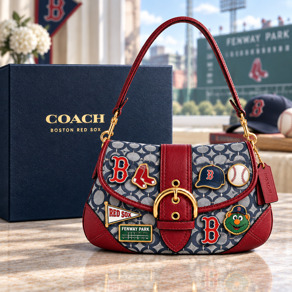 Boston Red Sox Soho Bag With Charm