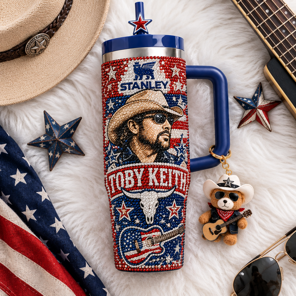 Toby Keith 40oz Tumbler With Handle TTNL