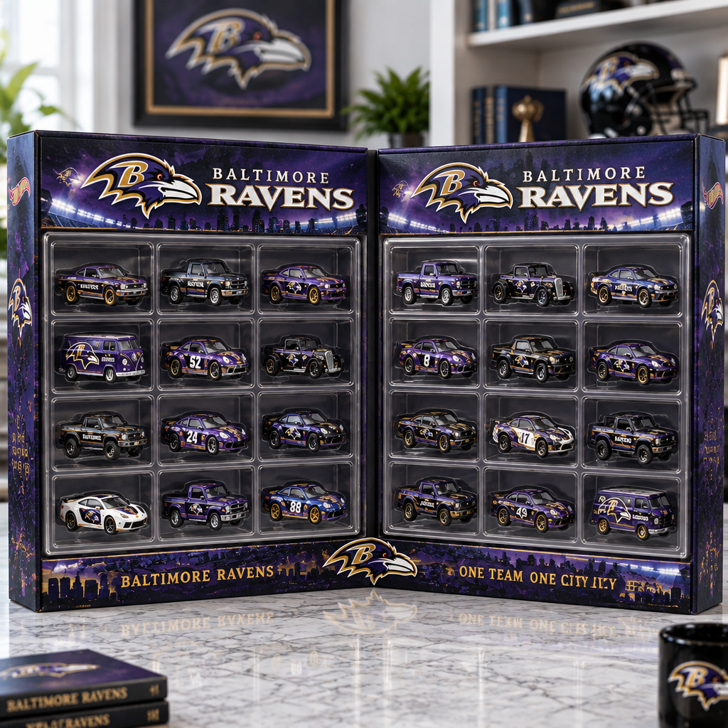 Baltimore Ravens Premium Mini Car Advent Calendar